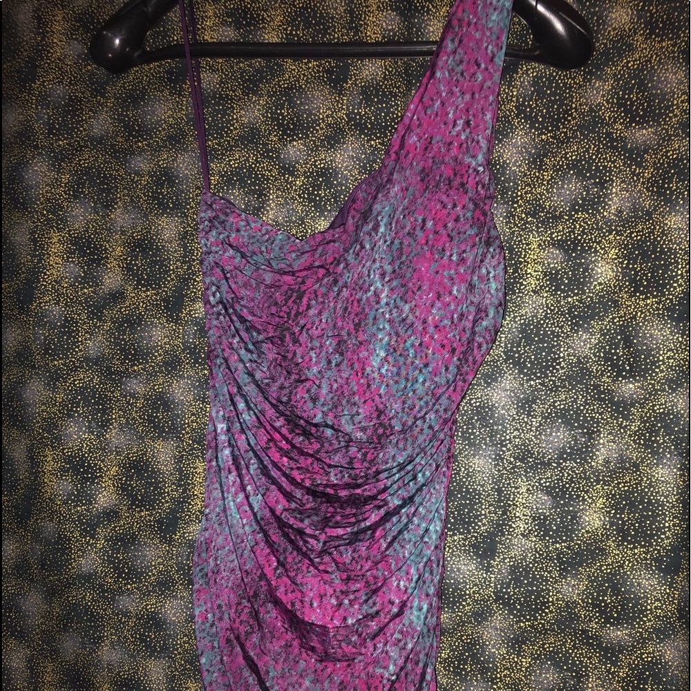 One strap asymmetrical dress